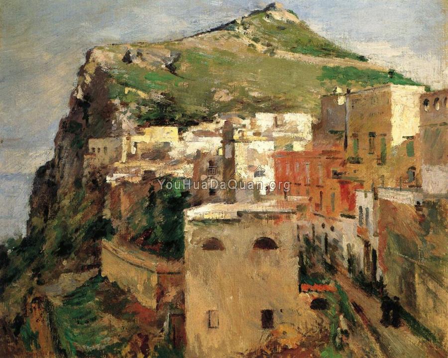 Capri by Theodore Robinson - 西奥多·罗宾逊